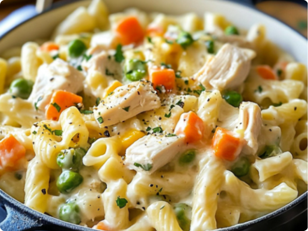 Chicken Pot Pie Pasta