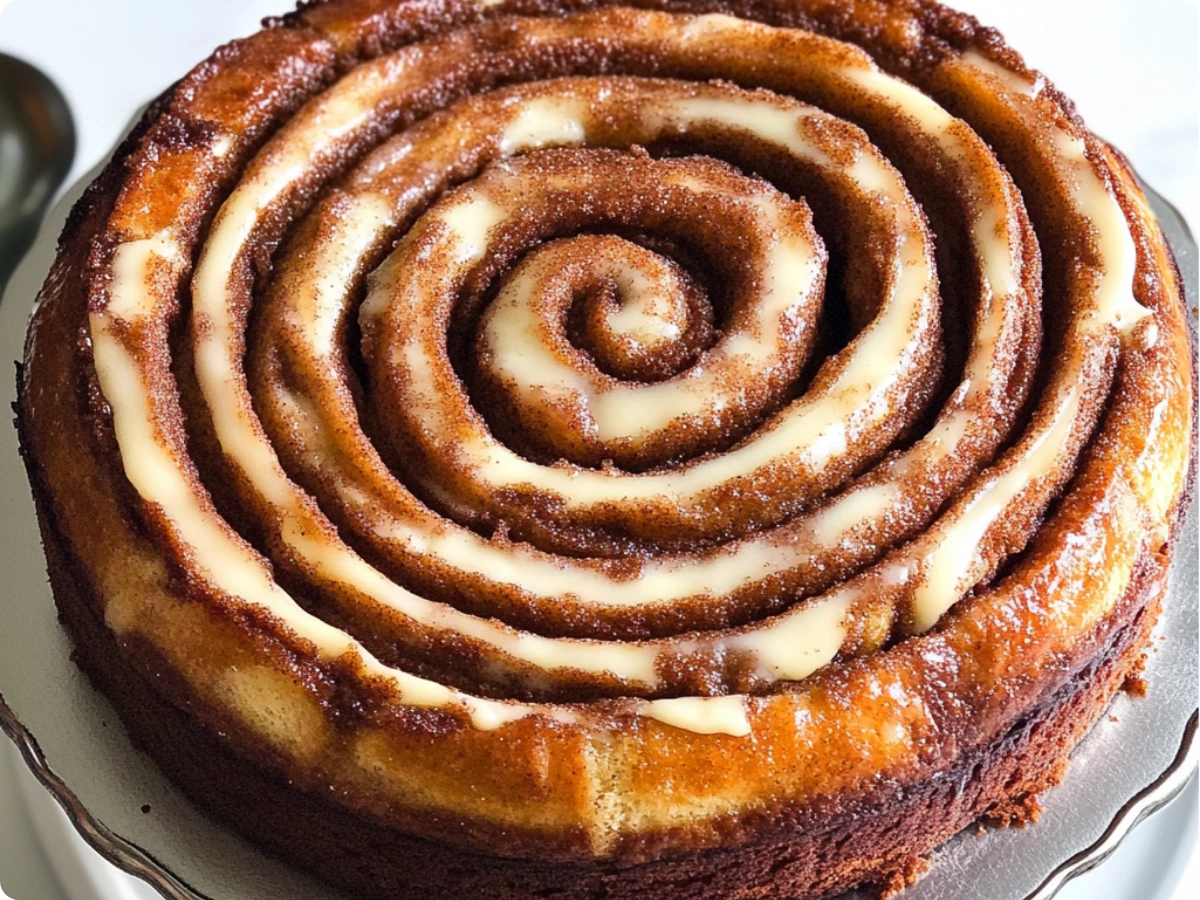 Cinnamon Roll Cake