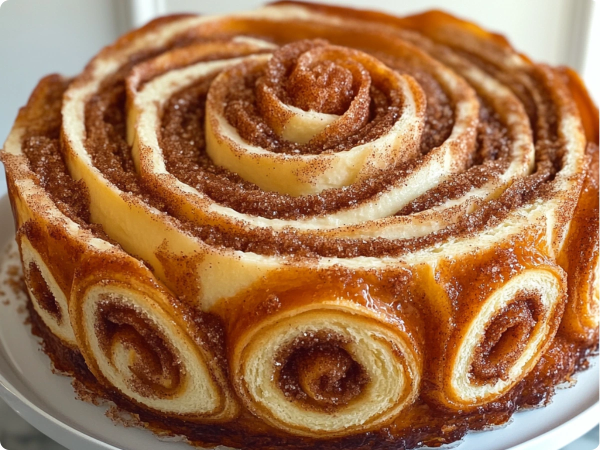 Cinnamon Roll Cake