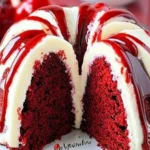 Layered Red Velvet Cheesecake Bundt Cake