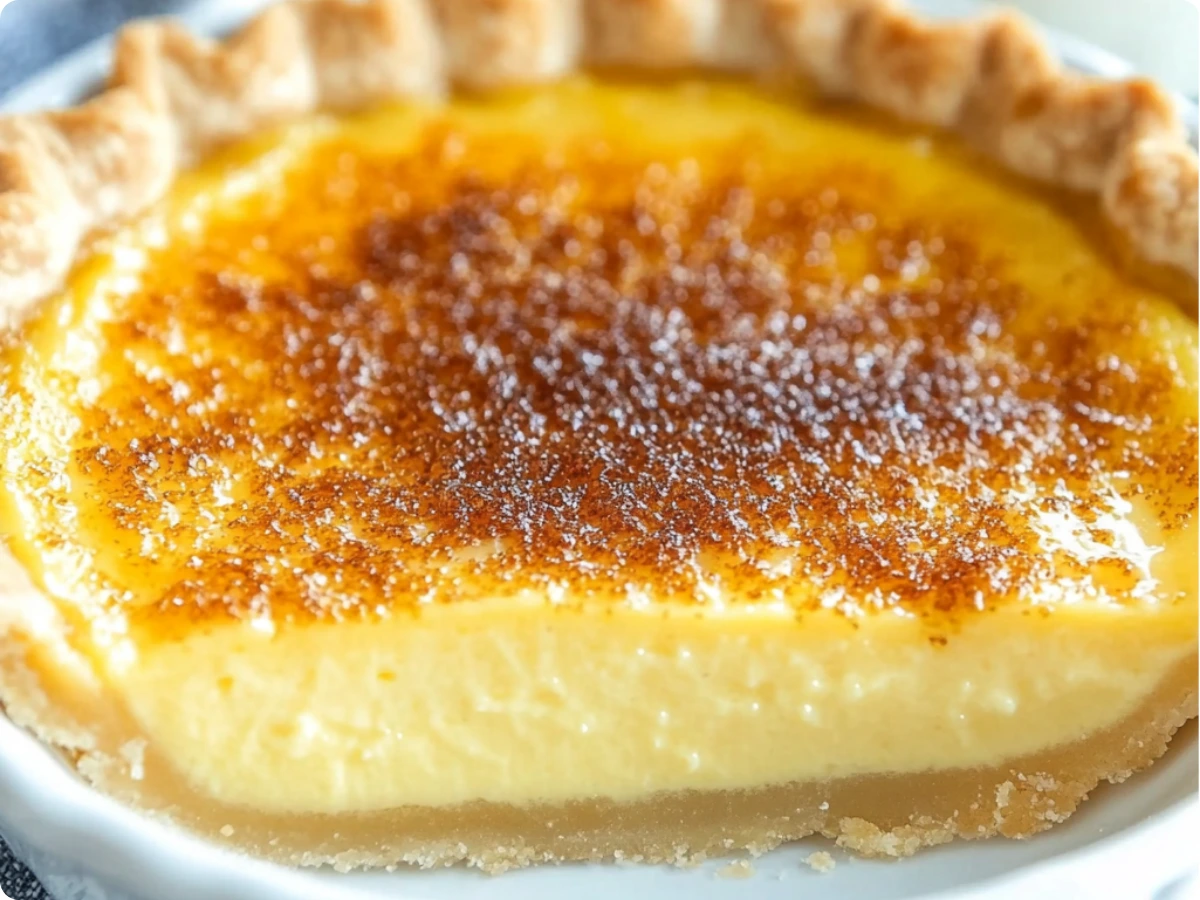 Classic Creamy Egg Custard Pie