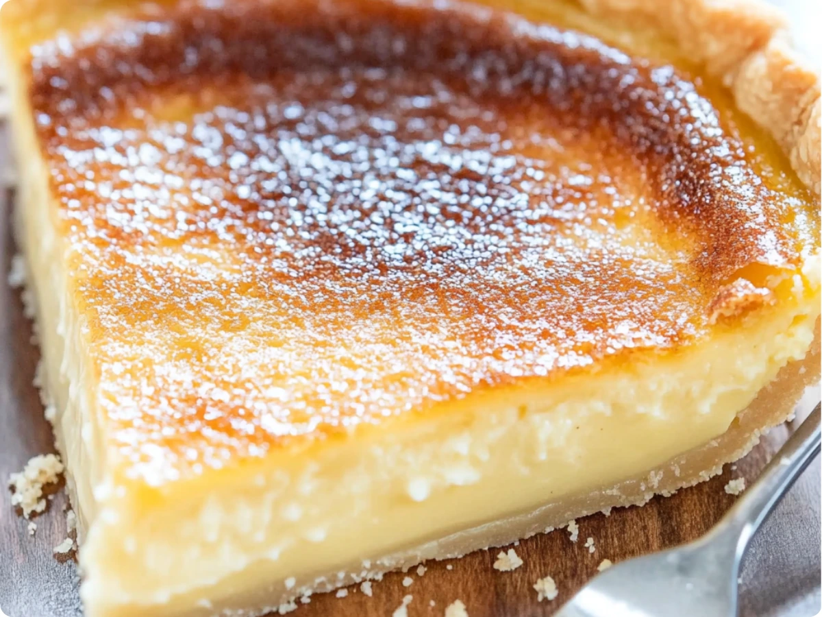 Classic Creamy Egg Custard Pie