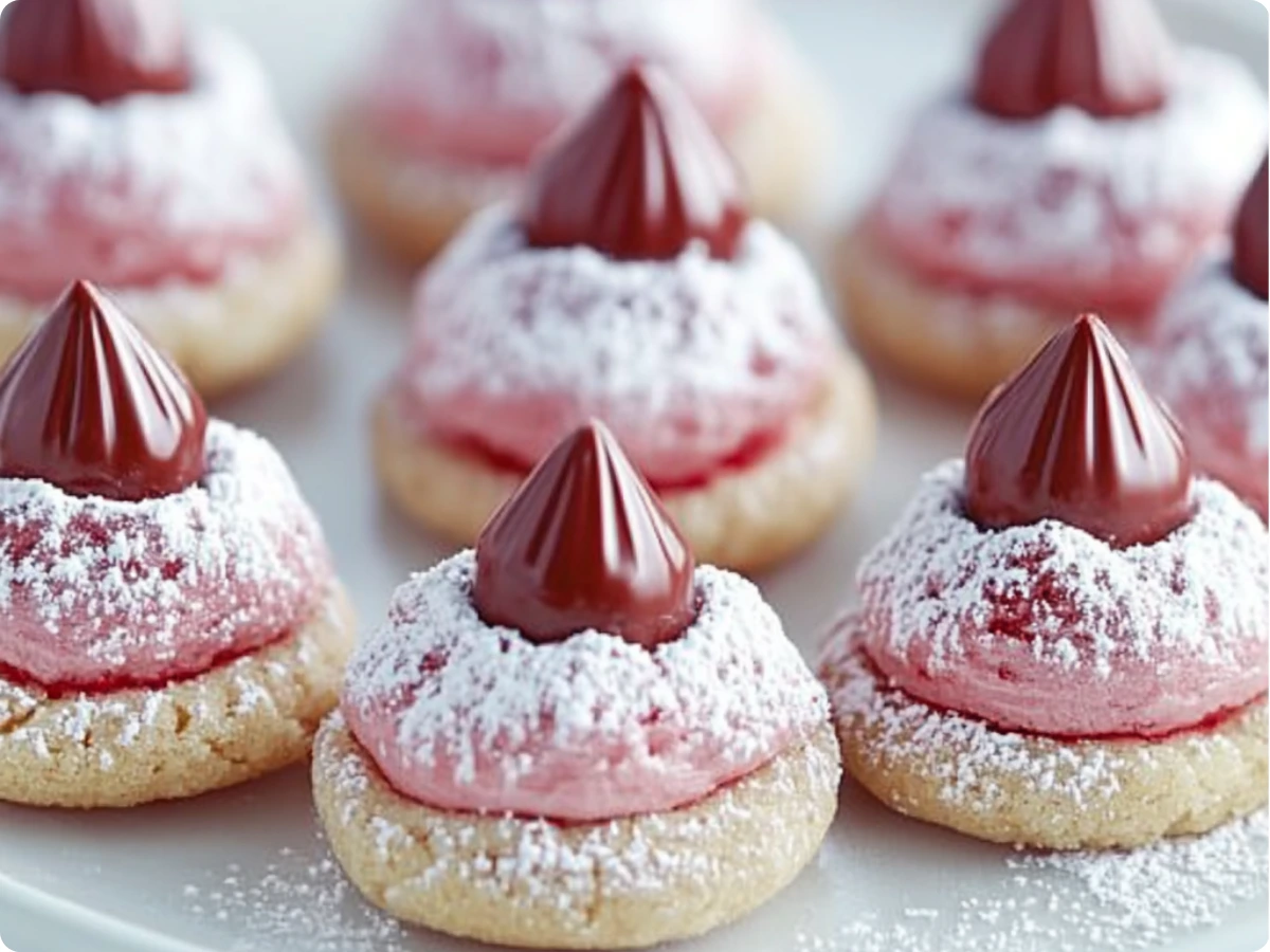 Strawberry Kiss Cookies