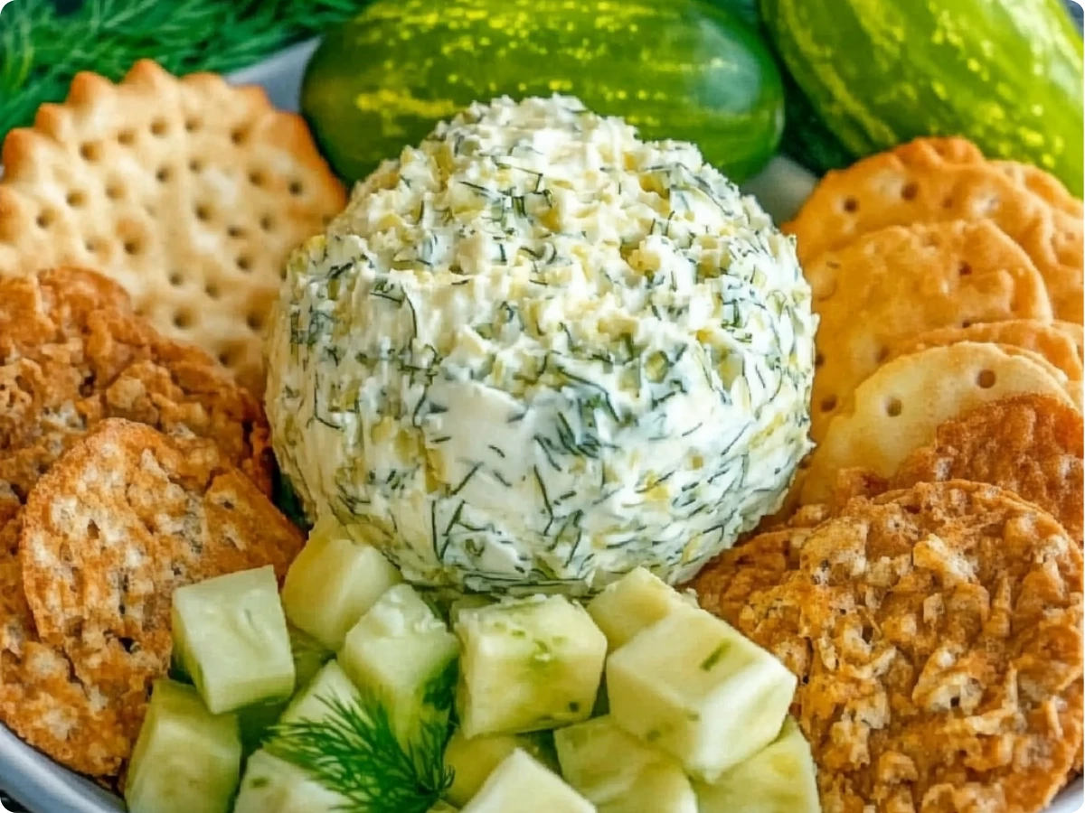 Dill Pickle Cheese Ball